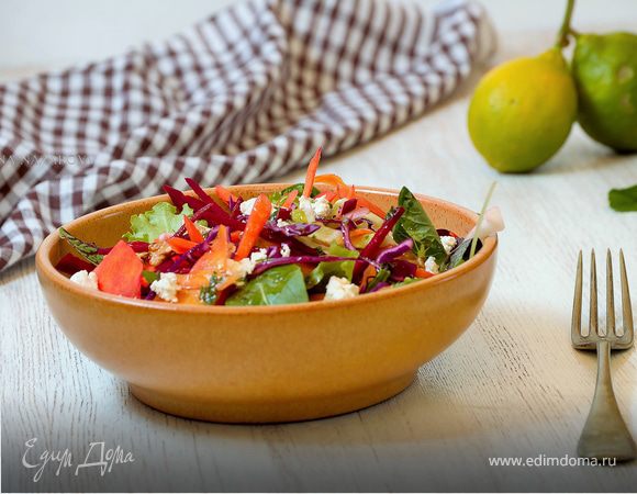 Творожно-овощной салат Творожно-овощной салат