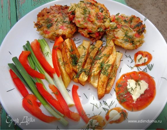 Котлетки из крабовых палочек