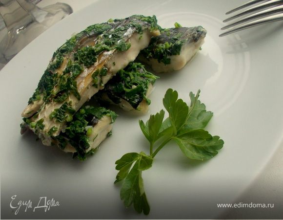 Рыба в зелени за 5 минут