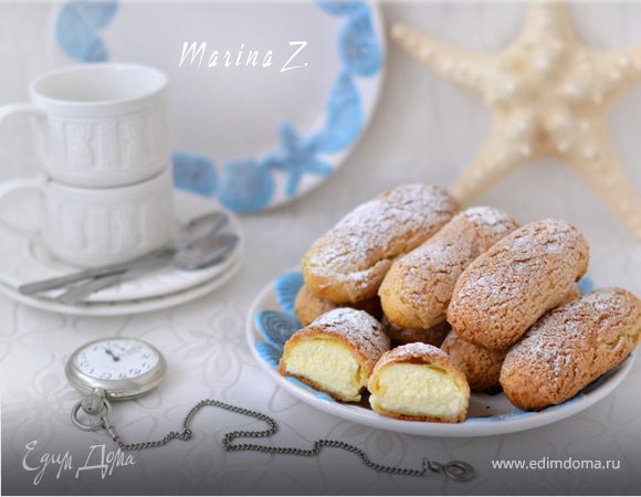 Эклеры с хрустящим кракелюром