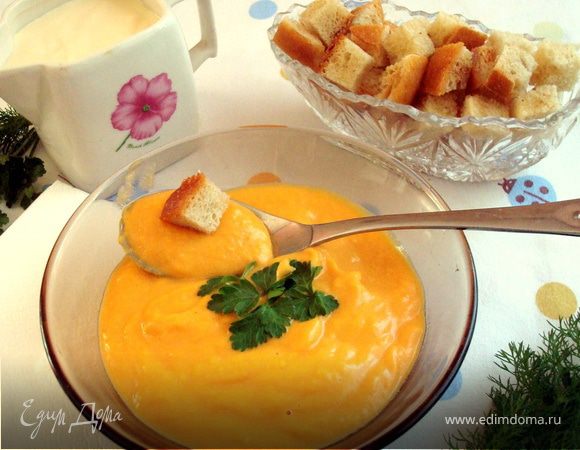 Овощной крем-суп с имбирем Овощной крем-суп с имбирем