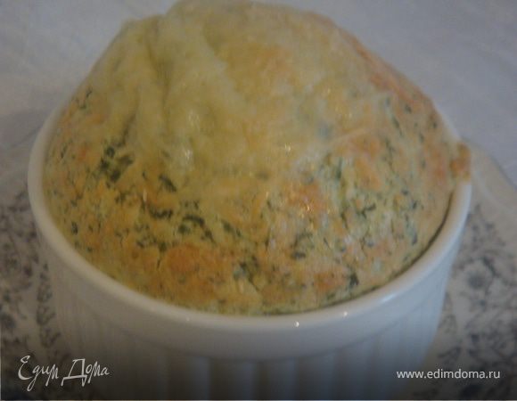 Суфле из шпината с пармезаном