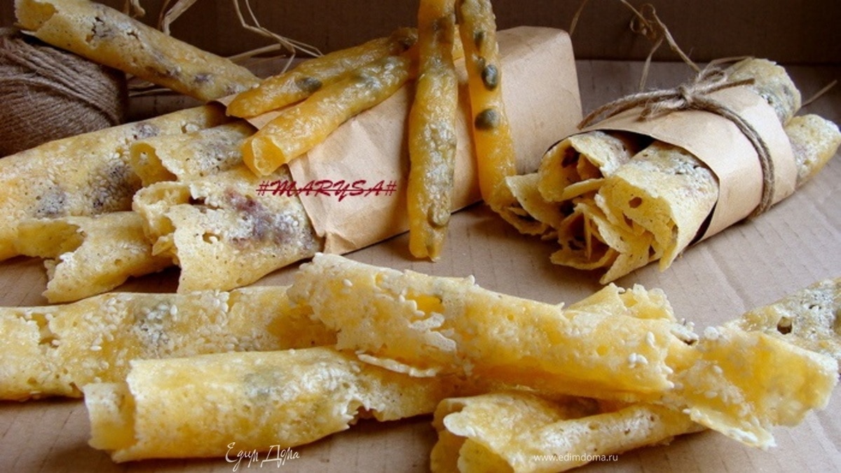 Хрустящая закуска из сыра на любой вкус (3 вида)