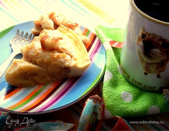 Сладкий омлет с бананами Сладкий омлет с бананами