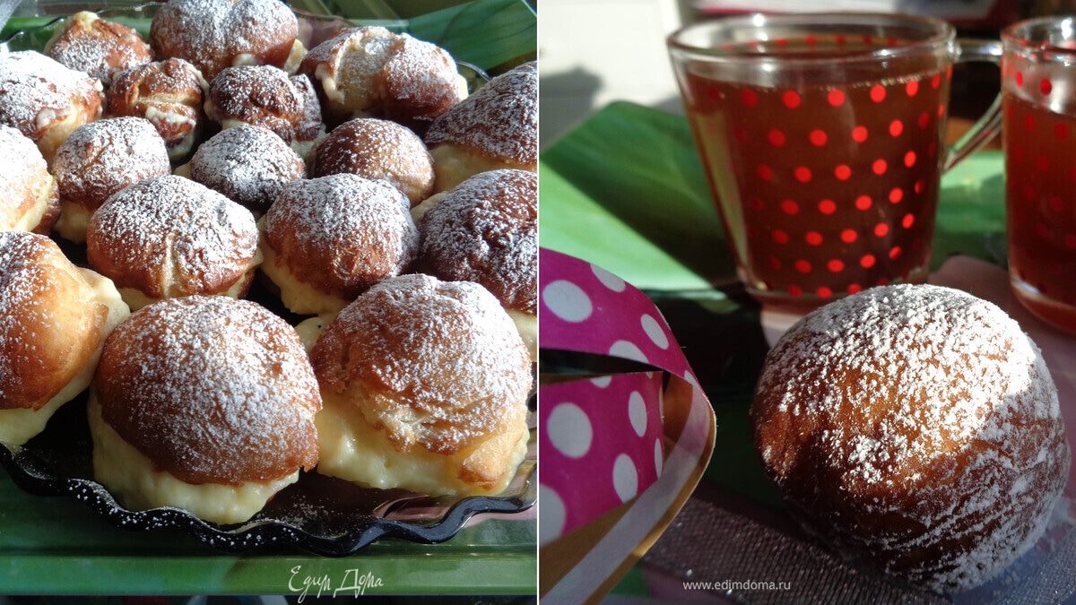 Традиционные финские пончики с кремом Патисьер + рецепт медовухи (sima)