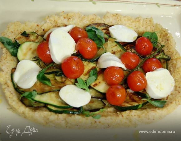 Рисовая кростата с запеченными овощами Рисовая кростата с запеченными овощами