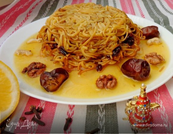 Тесто катаифи и кунафа из него