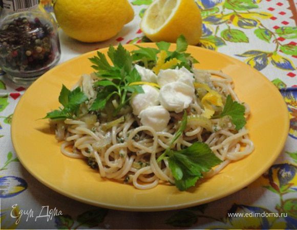 Спагетти с сельдереем