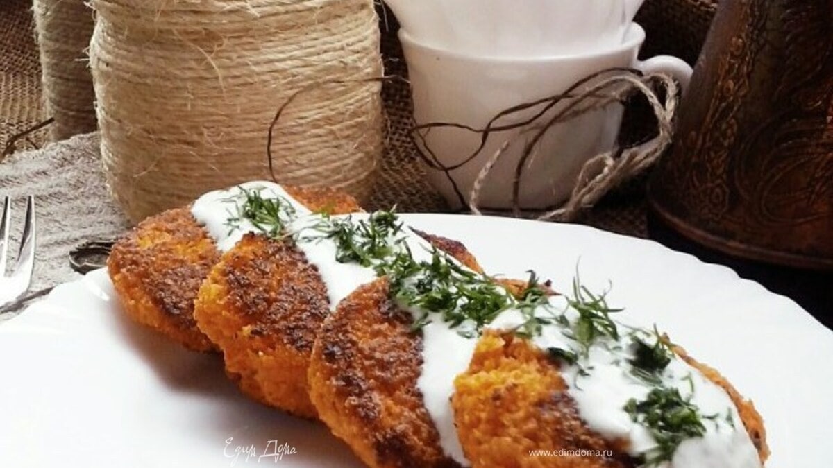 Полезные и вкусные морковные котлеты