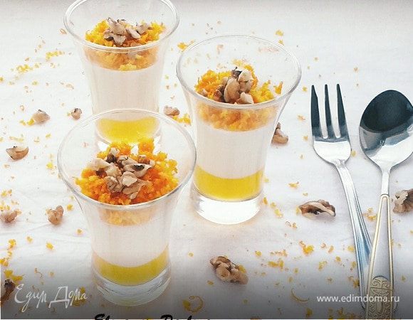 Нежная сливочно-апельсиновая панна-котта Нежная сливочно-апельсиновая панна-котта