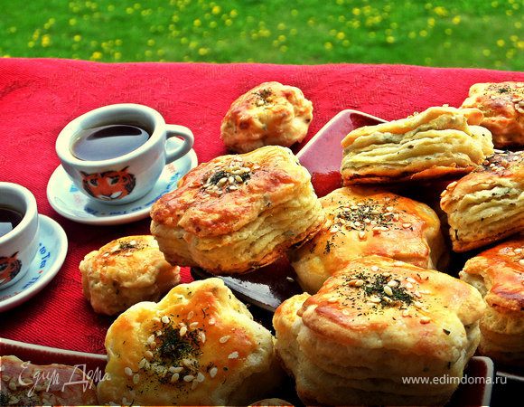 Картофельные слоечки-цветочки Картофельные слоечки-цветочки