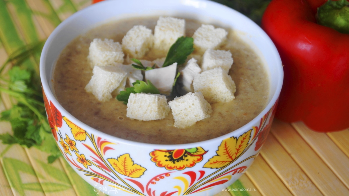 Суп-пюре из чечевицы