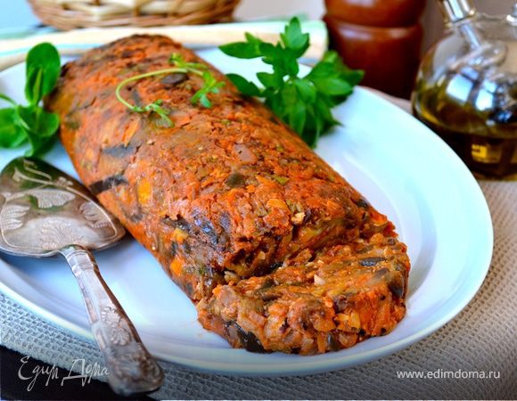 Баклажанный рулет (Polpettone di melanzane) Баклажанный рулет (Polpettone di melanzane)