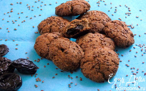 Рецепт Льняное печенье с черносливом