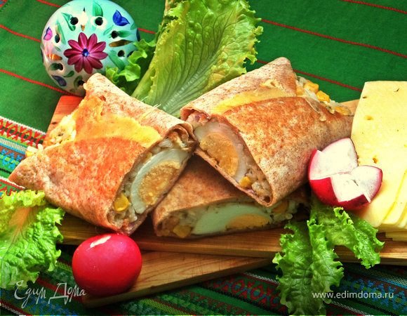 Закуска в тортилье