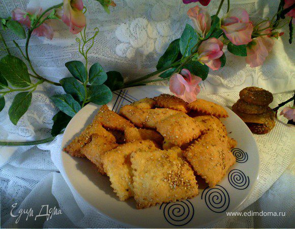 Миндально-сырное печенье 