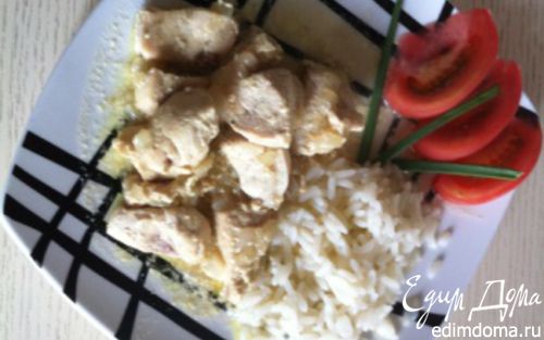 Рецепт Курица со сливочным карри