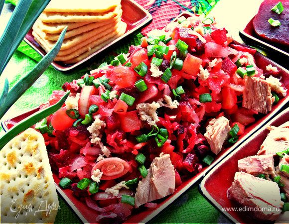 Винегрет с тунцом