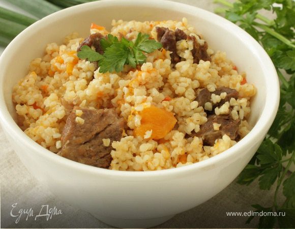 Пшеничная каша с мясом и тыквой Пшеничная каша с мясом и тыквой