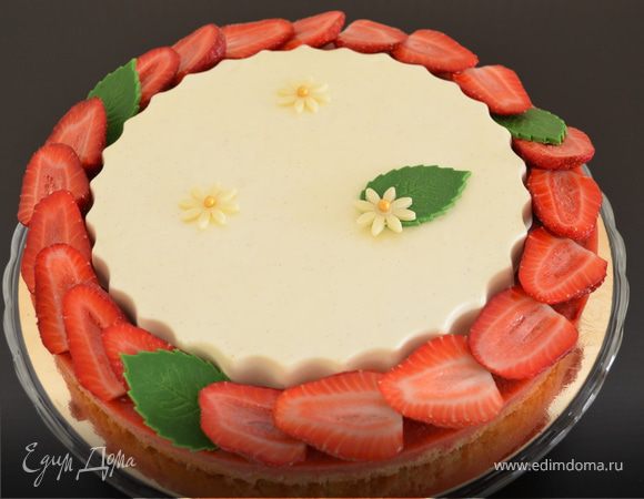 Клубнично-ревеневый тарт