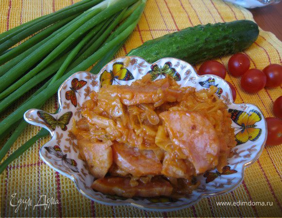 Лаханоризо с колбасками Лаханоризо с колбасками