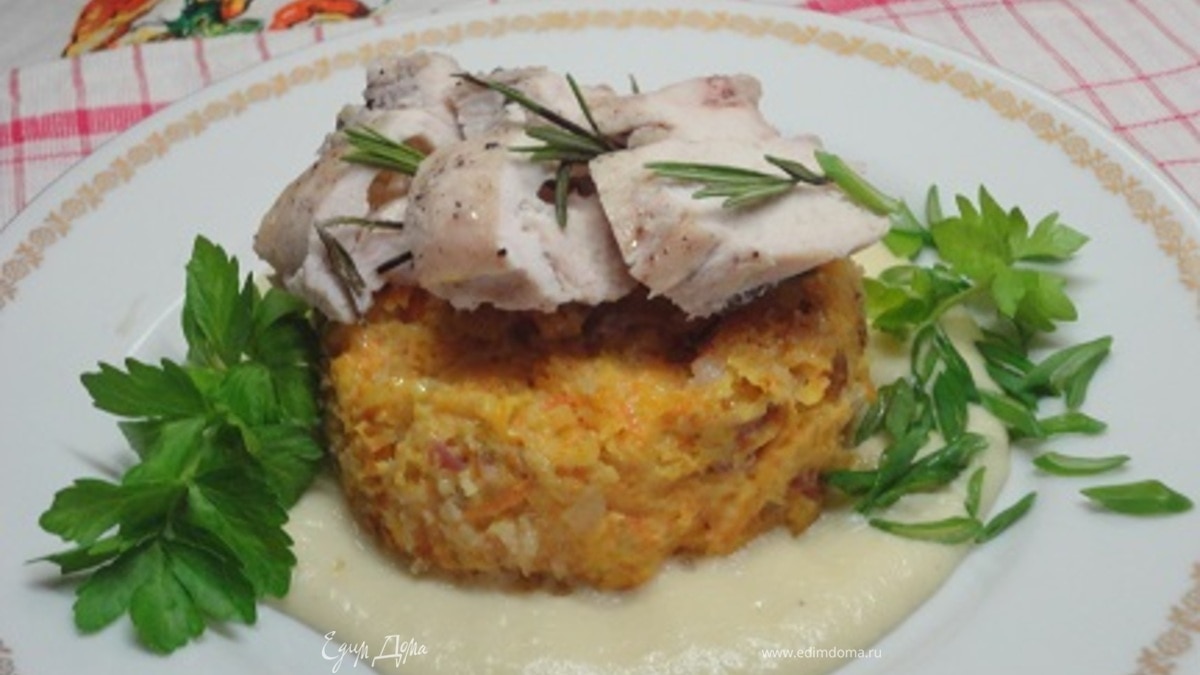 Нежная курочка с морковью