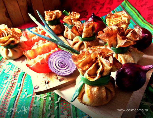 Блины на картофельном отваре с начинкой