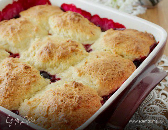 Пирог "Ягодные пуфы" Пирог "Ягодные пуфы"