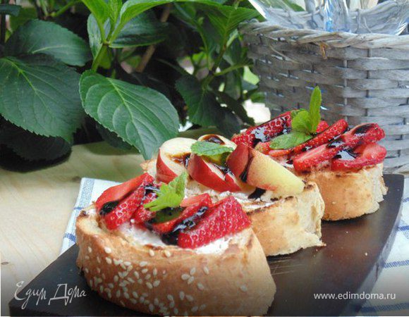 Летние брускетты