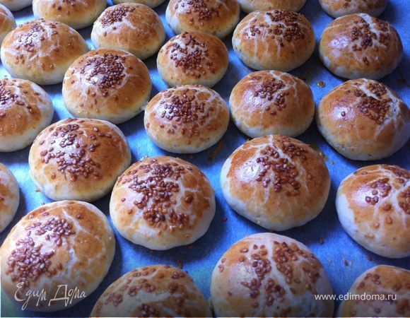 Маленькие булочки с начинкой (Poğaça)