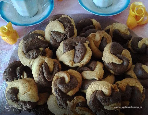 Песочное печенье "Завитки" Песочное печенье "Завитки"