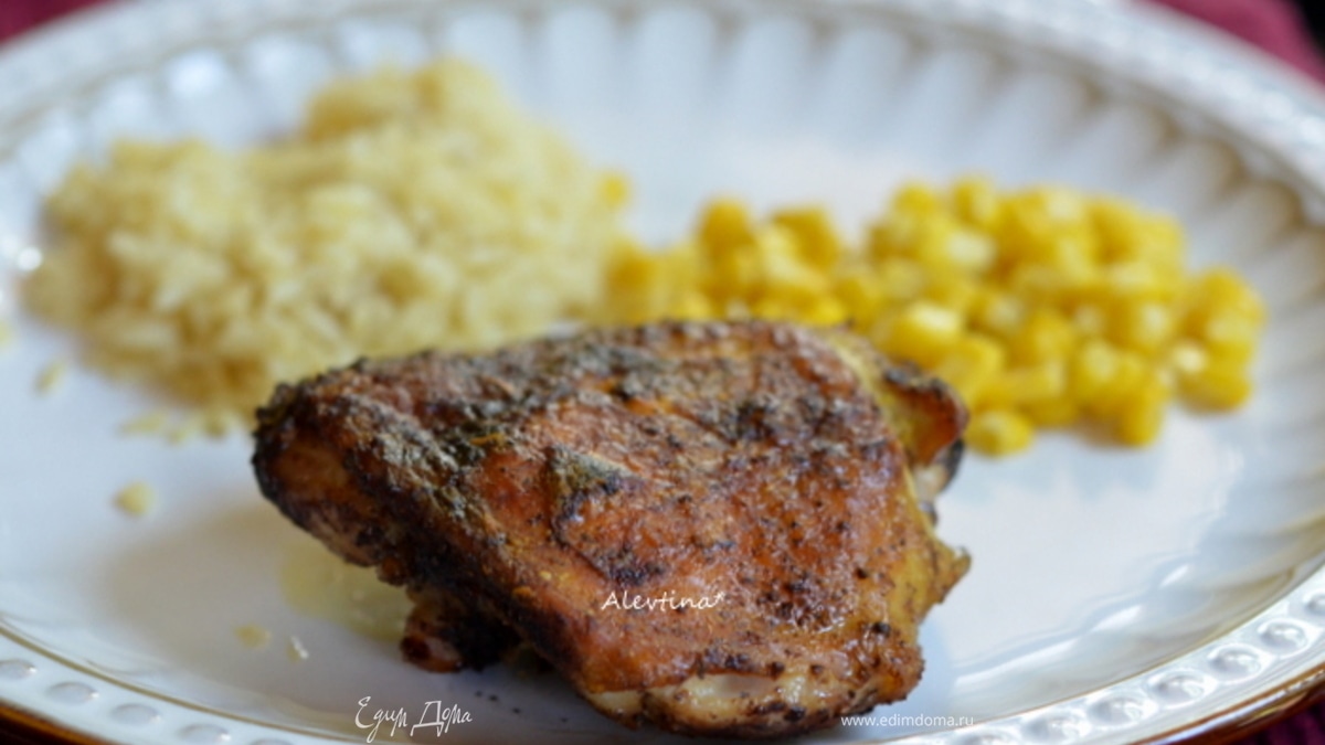 Курица в cухом мемфис стиле