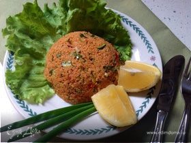 Овощной салат с булгуром "Кысыр" (Kısır)