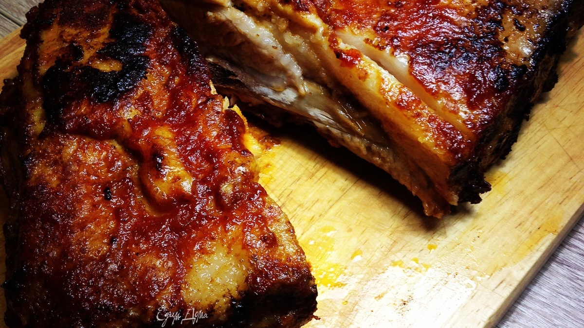 Свиные ребра в соусе Барбекю
