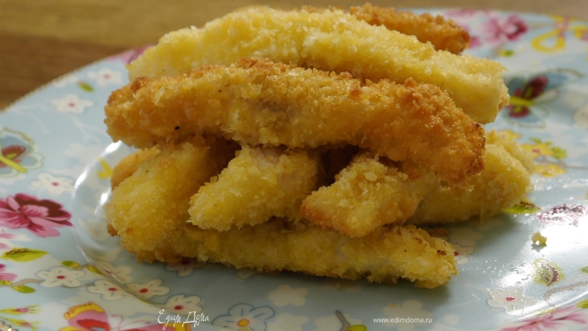 Домашние рыбные пальчики