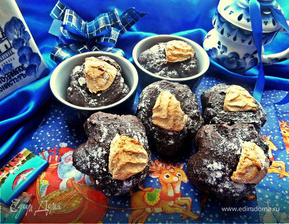 Кексы шоколадные на гречневой муке Кексы шоколадные на гречневой муке