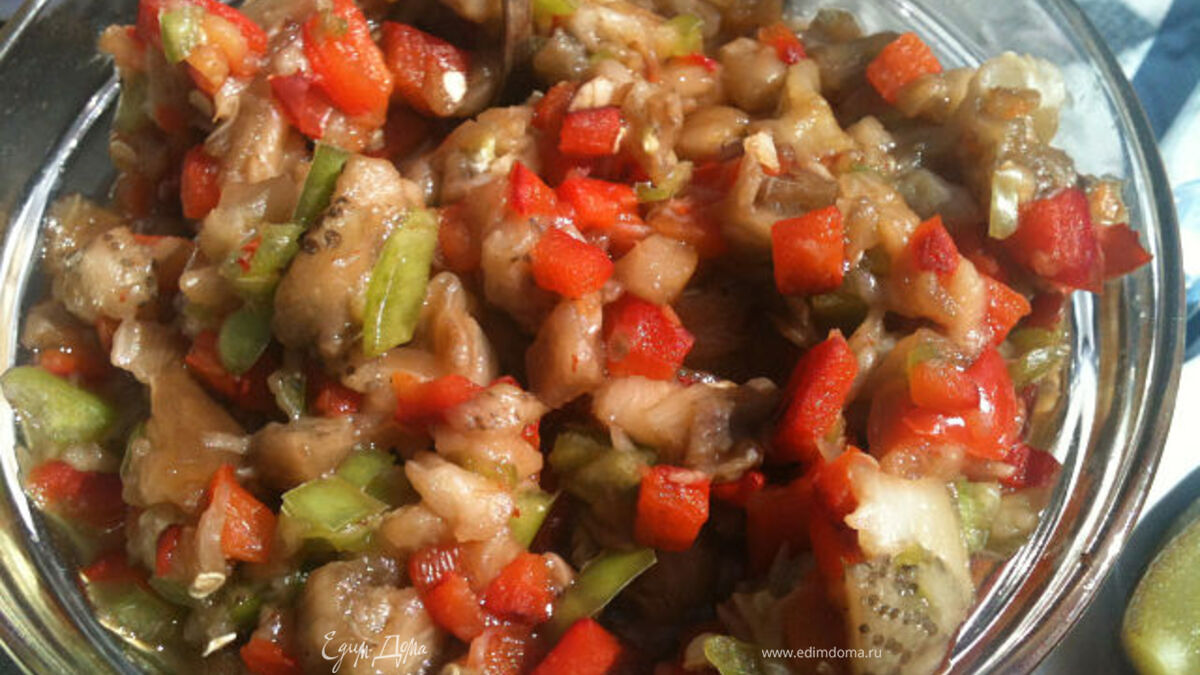 Любимый соус к шашлыку из печеных овощей