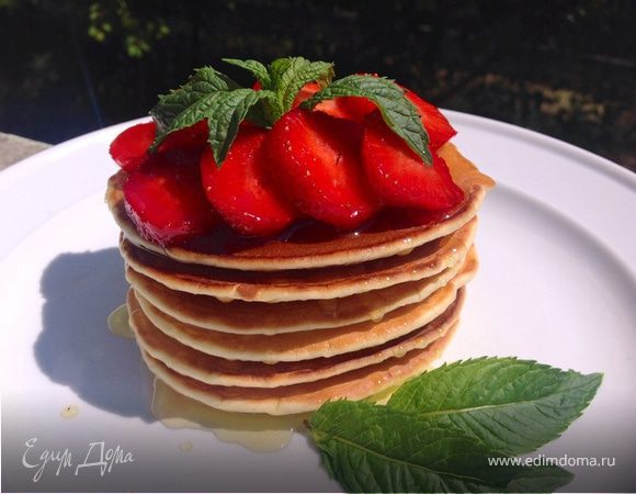 Оладьи на кефире, жареные без масла Оладьи на кефире, жареные без масла