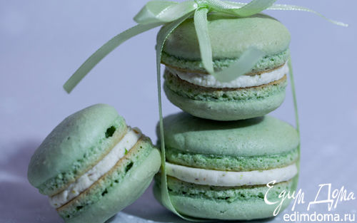 Рецепт Макаронс с фисташкой