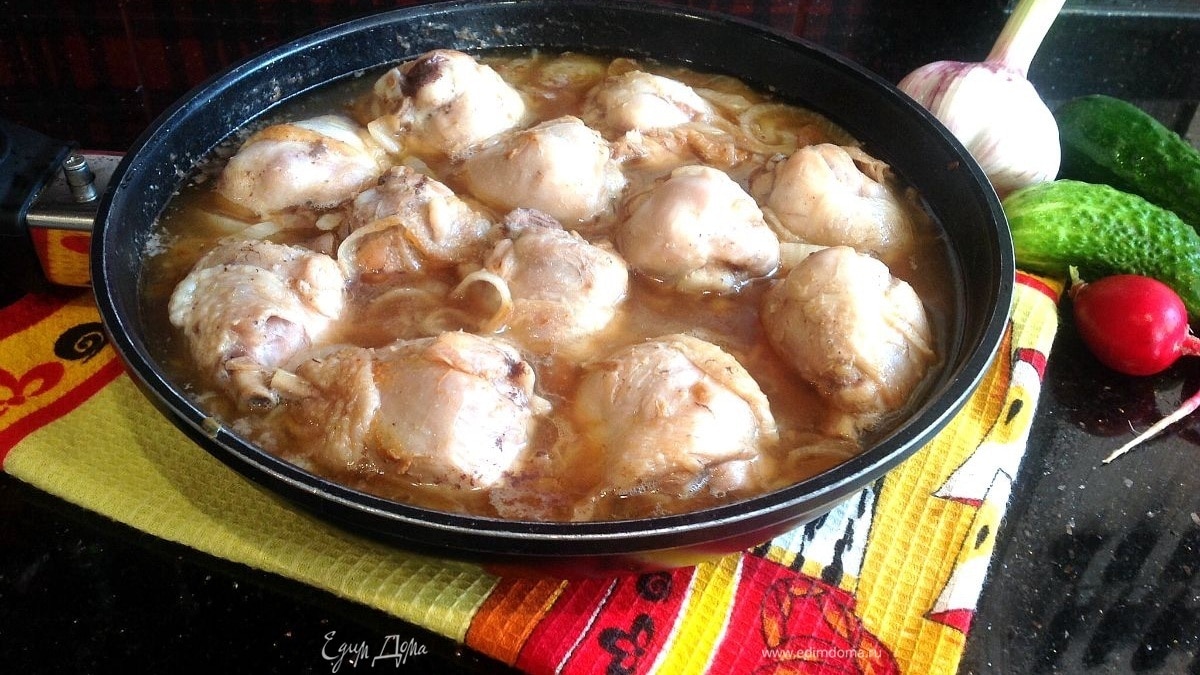 Курица в пиве