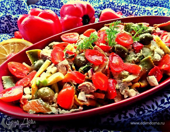 Салат с итальянскими мотивами Салат с итальянскими мотивами