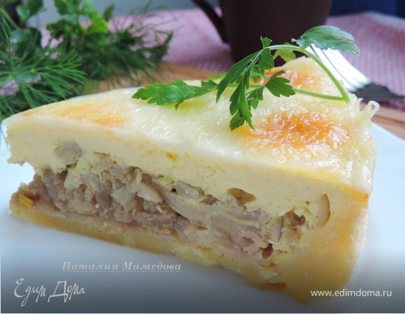 Луковый пирог с цветной капустой Луковый пирог с цветной капустой