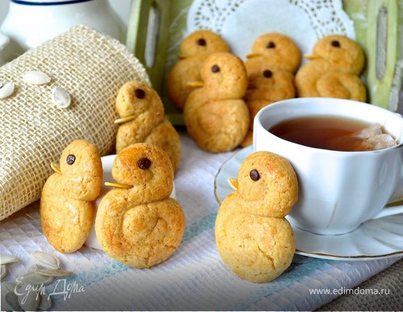 Сахарно-коричное печенье "Уточки" Сахарно-коричное печенье "Уточки"