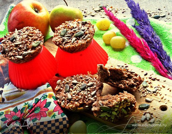 Хлебцы из отрубей за 2 минуты Хлебцы из отрубей за 2 минуты