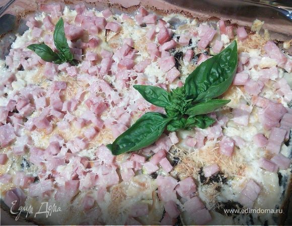 Картофельный гратен с цукини 