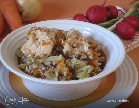 Гречка с курицей и капустой Гречка с курицей и капустой
