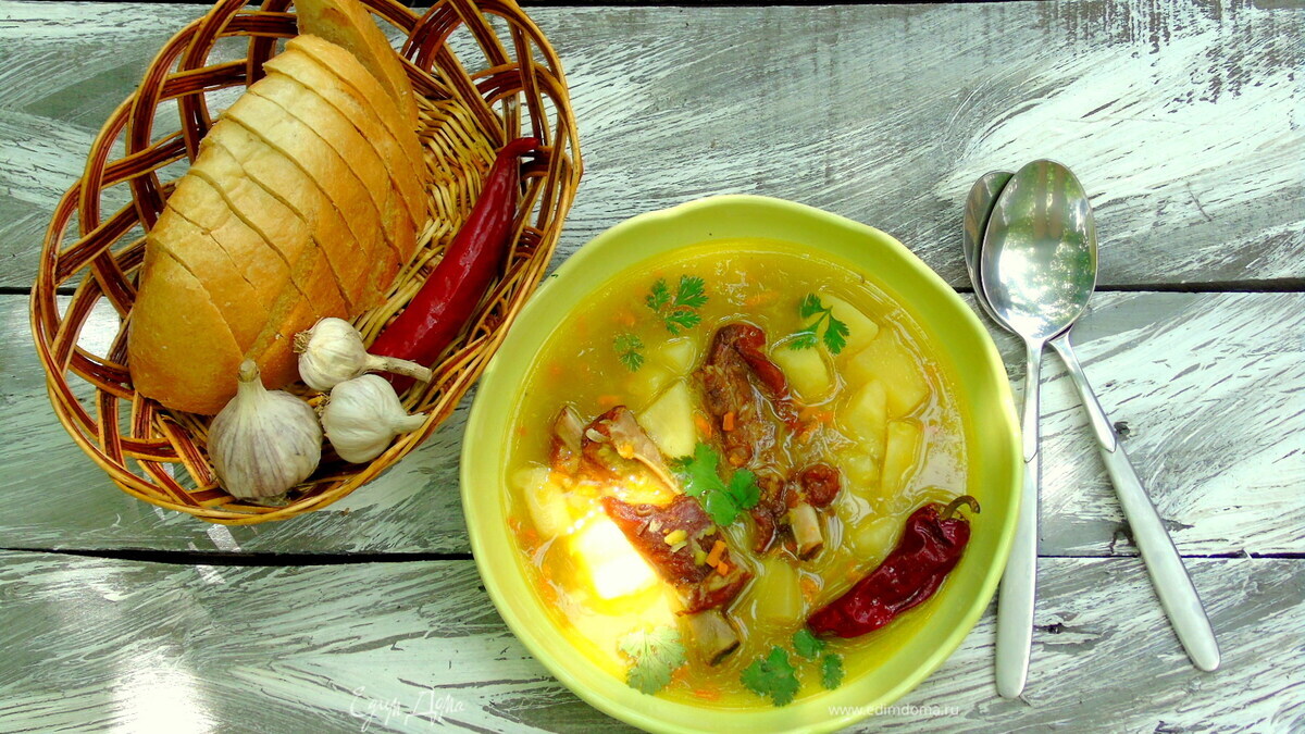 Пряный гороховый суп