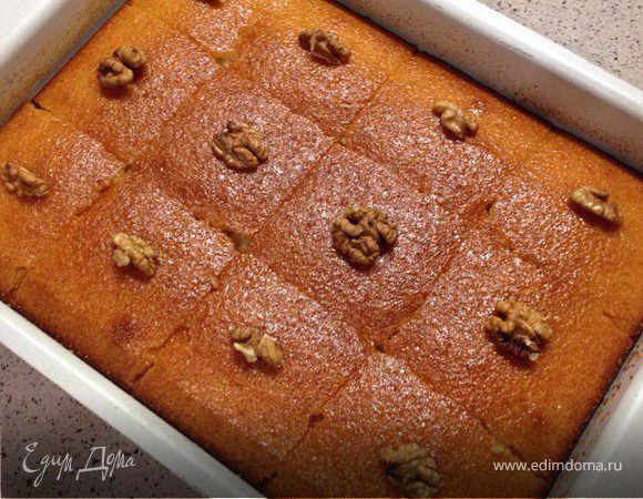 Ревани-пирог из манки Ревани-пирог из манки