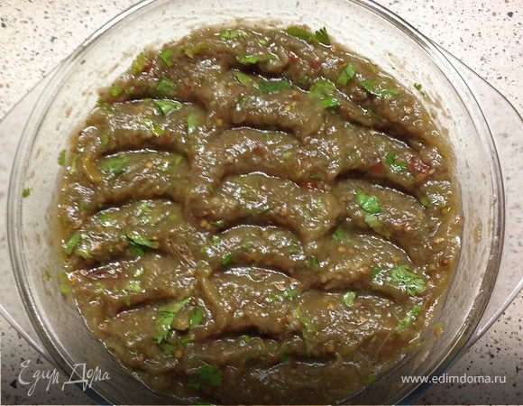 Салат из печеных овощей по-восточному