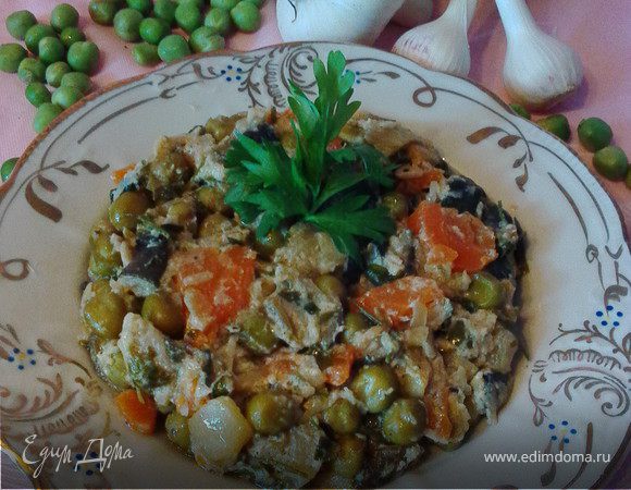 Летний овощной салат-гарнир